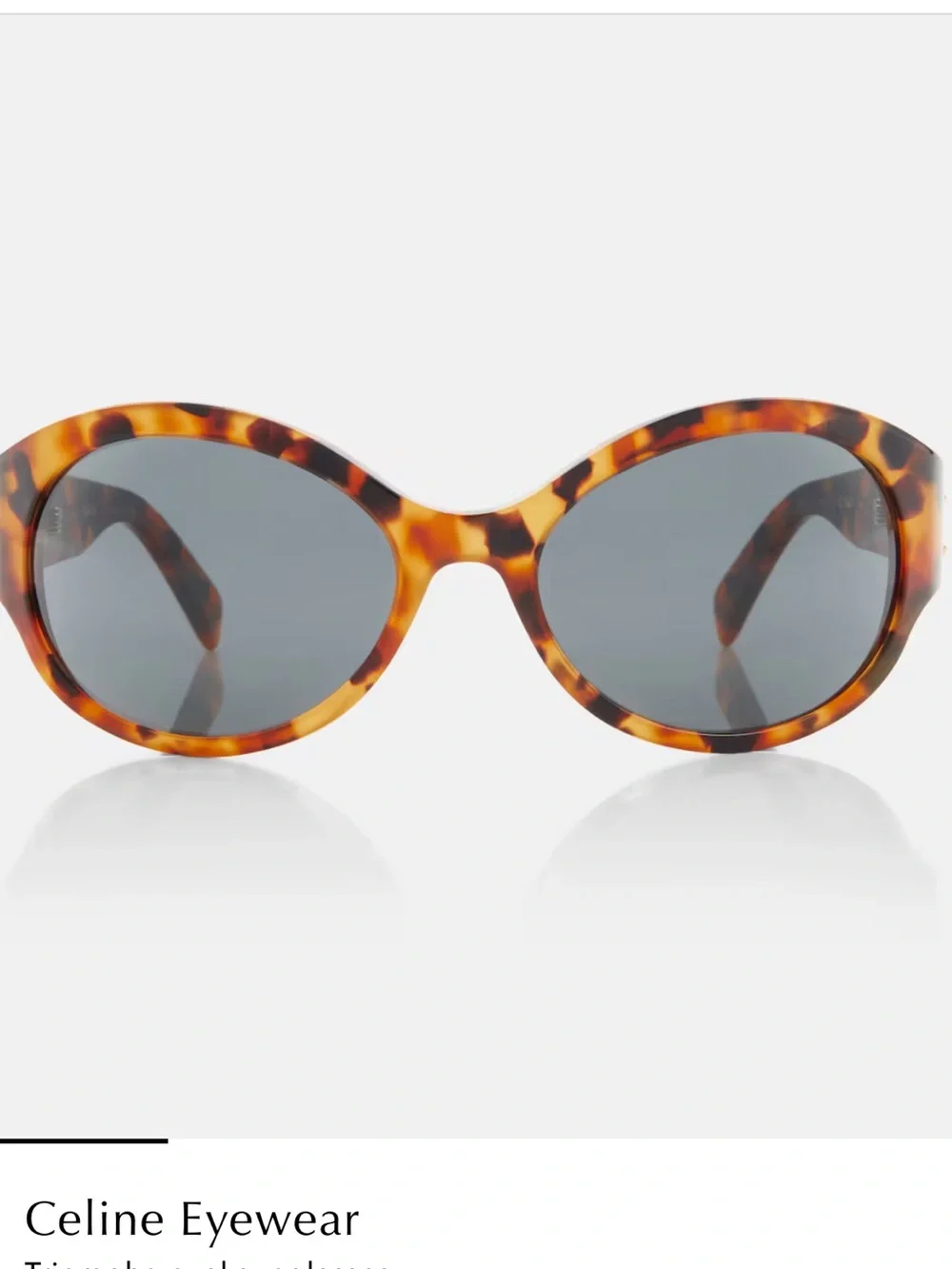 Celine Triumphe Oval Sunglasses NWT